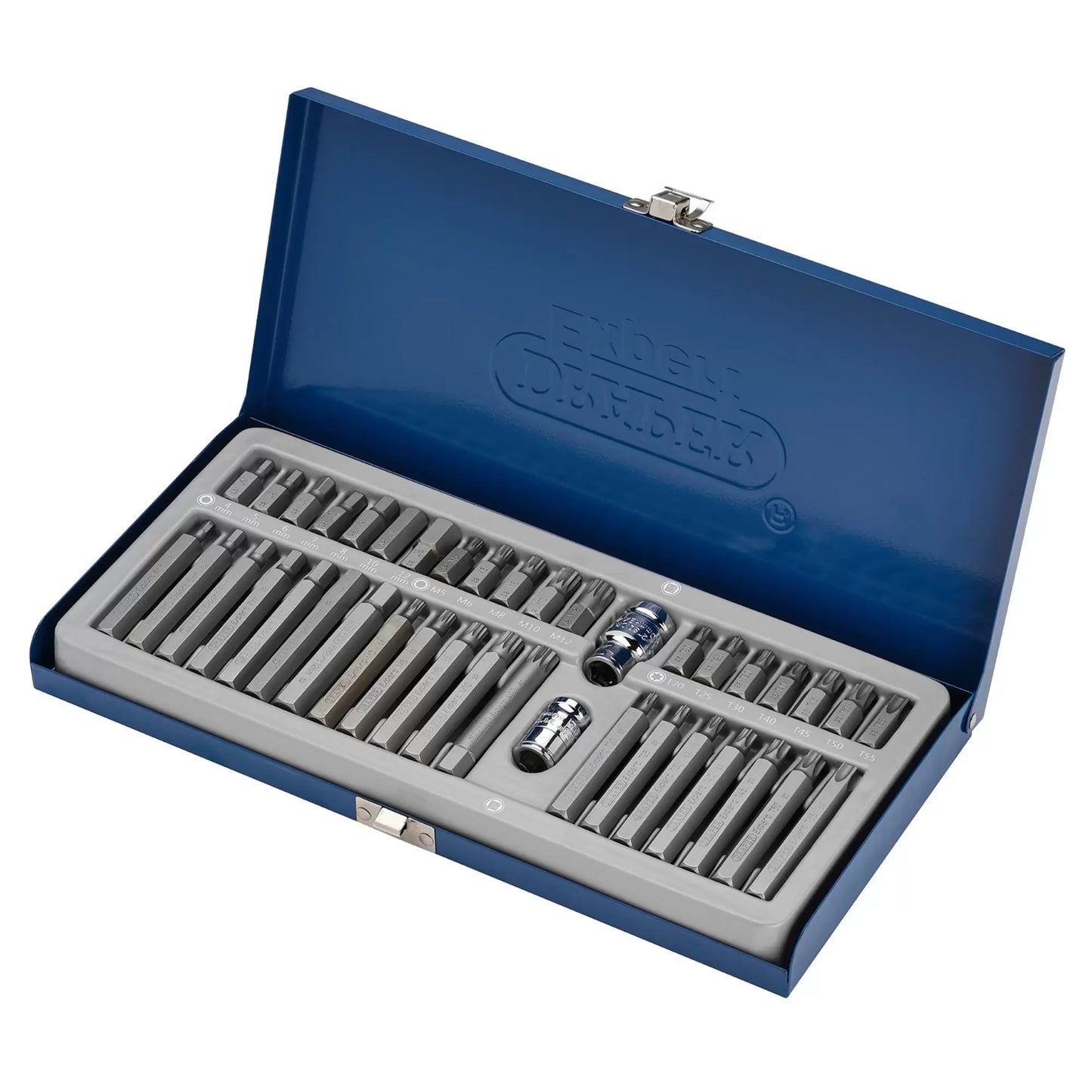 Draper Tools - 33322 - Draper Expert TX-STAR® Hex. & Spline Mechanics Bit Set, 3/8, 1/2" Sq. Dr. (40 Piece)