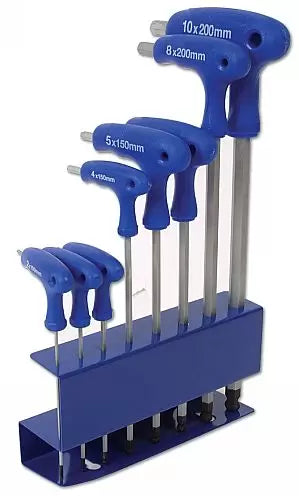 Laser - 3333 - T-Handle Hex Key Set 8pc