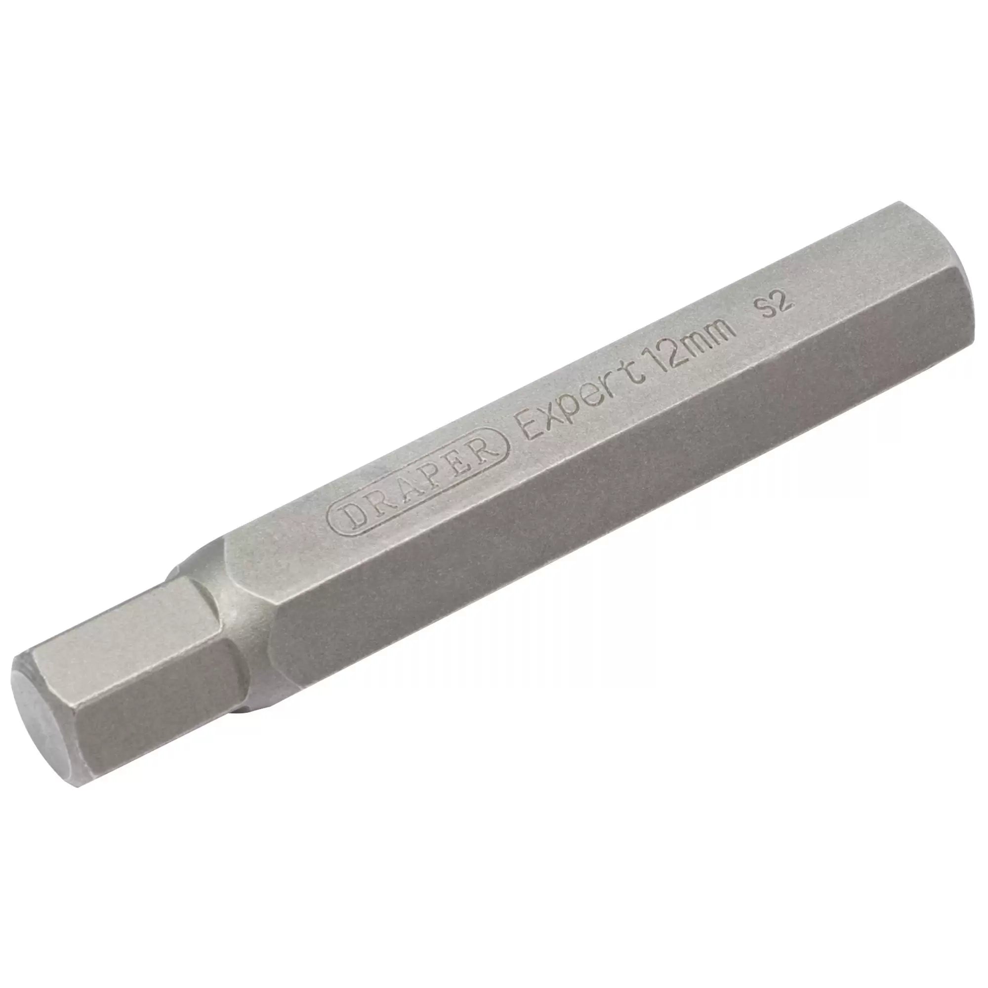 Draper Tools - 33338 - Draper Expert Hexagonal 10mm Insert Bit for Mechanics Bit Sets, 12mm x 75mm
