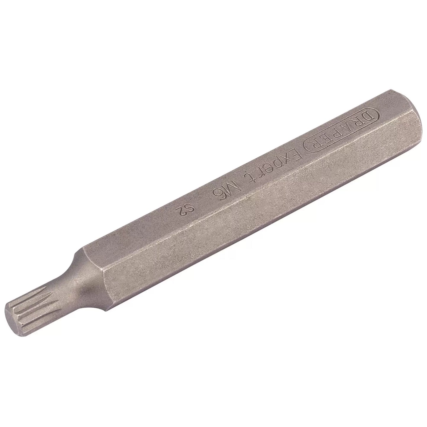 Draper Tools - 33345 - Draper Expert Spline 10mm Insert Bit for Mechanics Bit Sets, M6 x 75mm