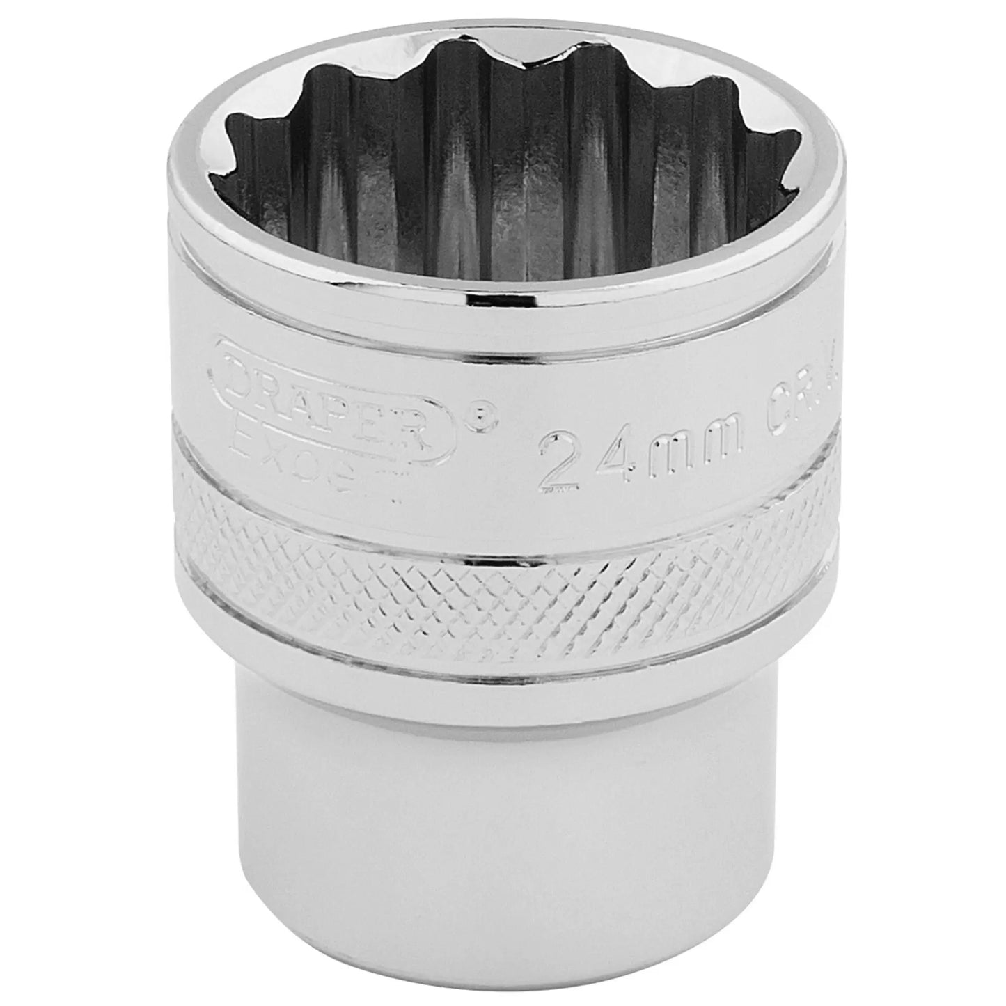 Draper Tools - 33372 - Draper Expert HI-TORQ® 12 Point Socket, 1/2" Sq. Dr., 24mm