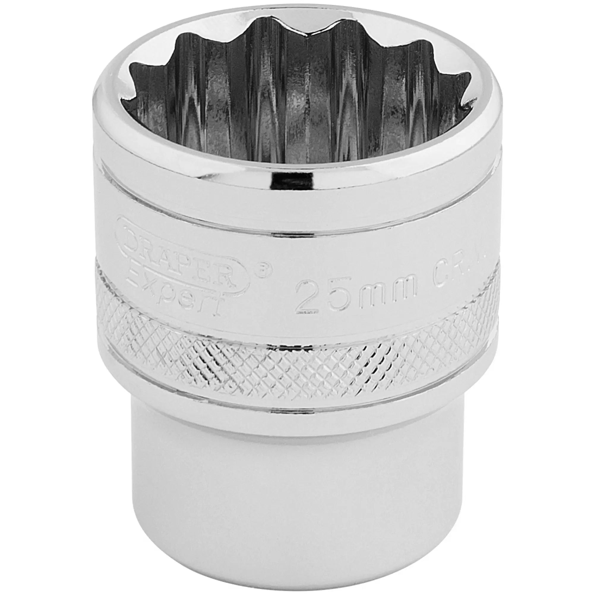 Draper Tools - 33418 - Draper Expert HI-TORQ® 12 Point Socket, 1/2" Sq. Dr., 25mm
