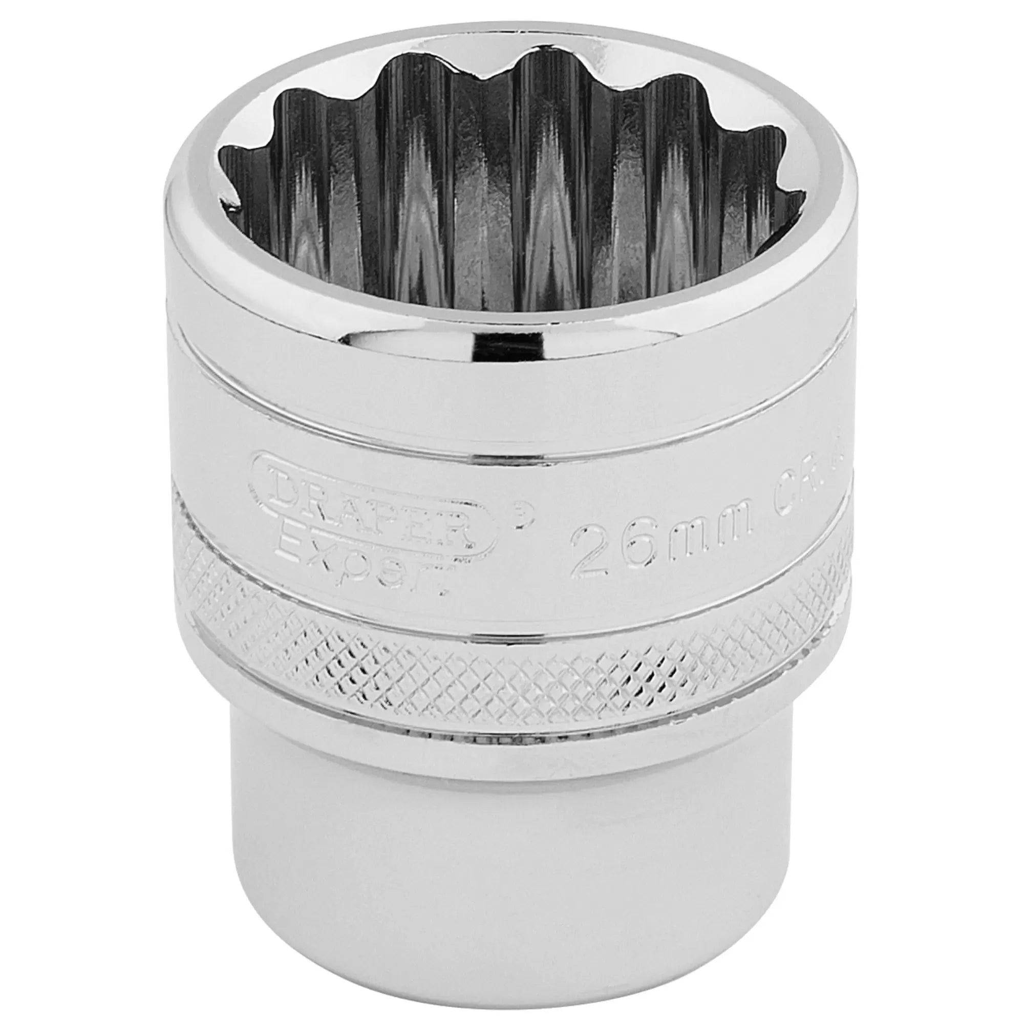 Draper Tools - 33441 - Draper Expert HI-TORQ® 12 Point Socket, 1/2" Sq. Dr., 26mm
