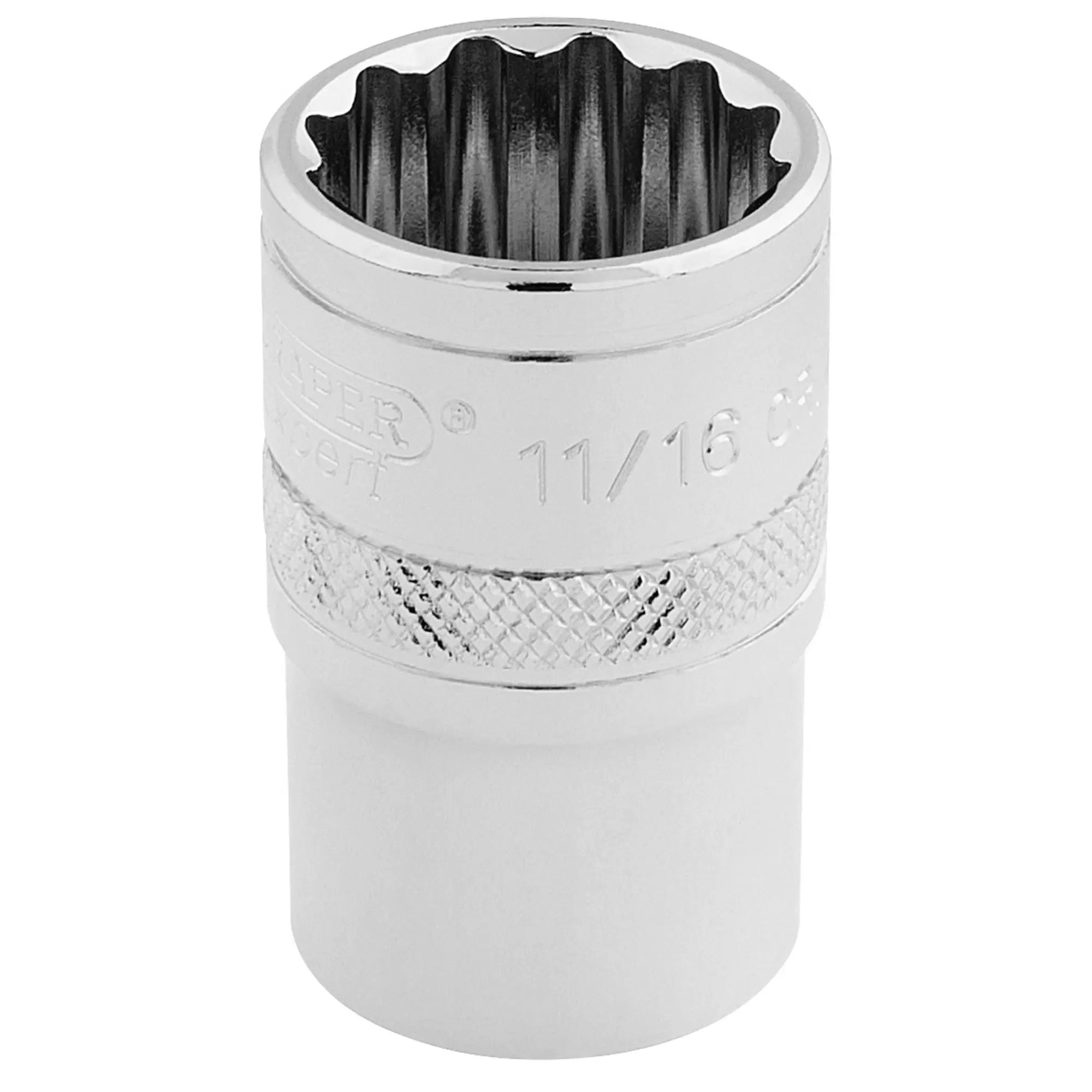 Draper Tools - 33644 - Draper Expert HI-TORQ® 12 Point Socket, 1/2" Sq. Dr., 11/16"
