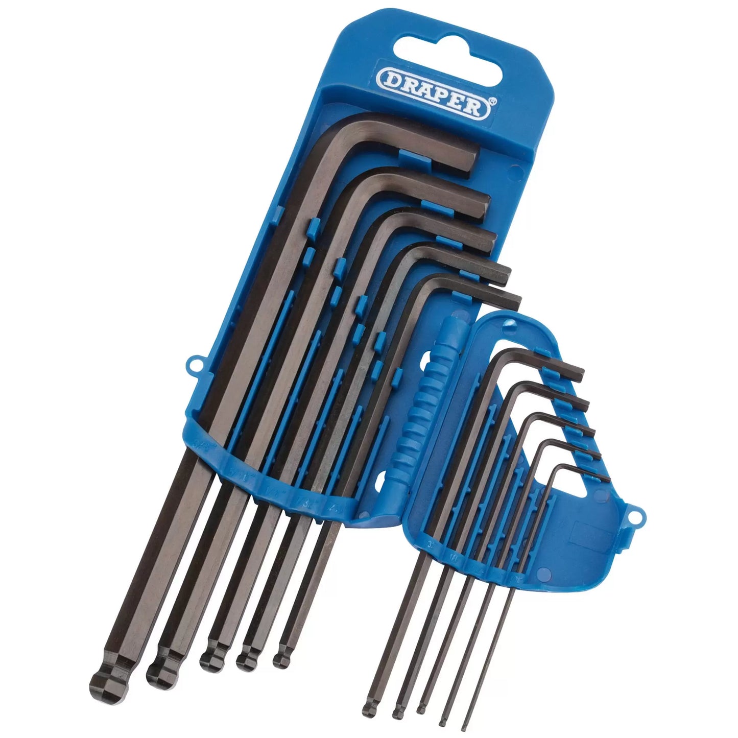 Draper Tools - 33716 - Imperial Hex. and Ball End Hex. Key Set (10 Piece)