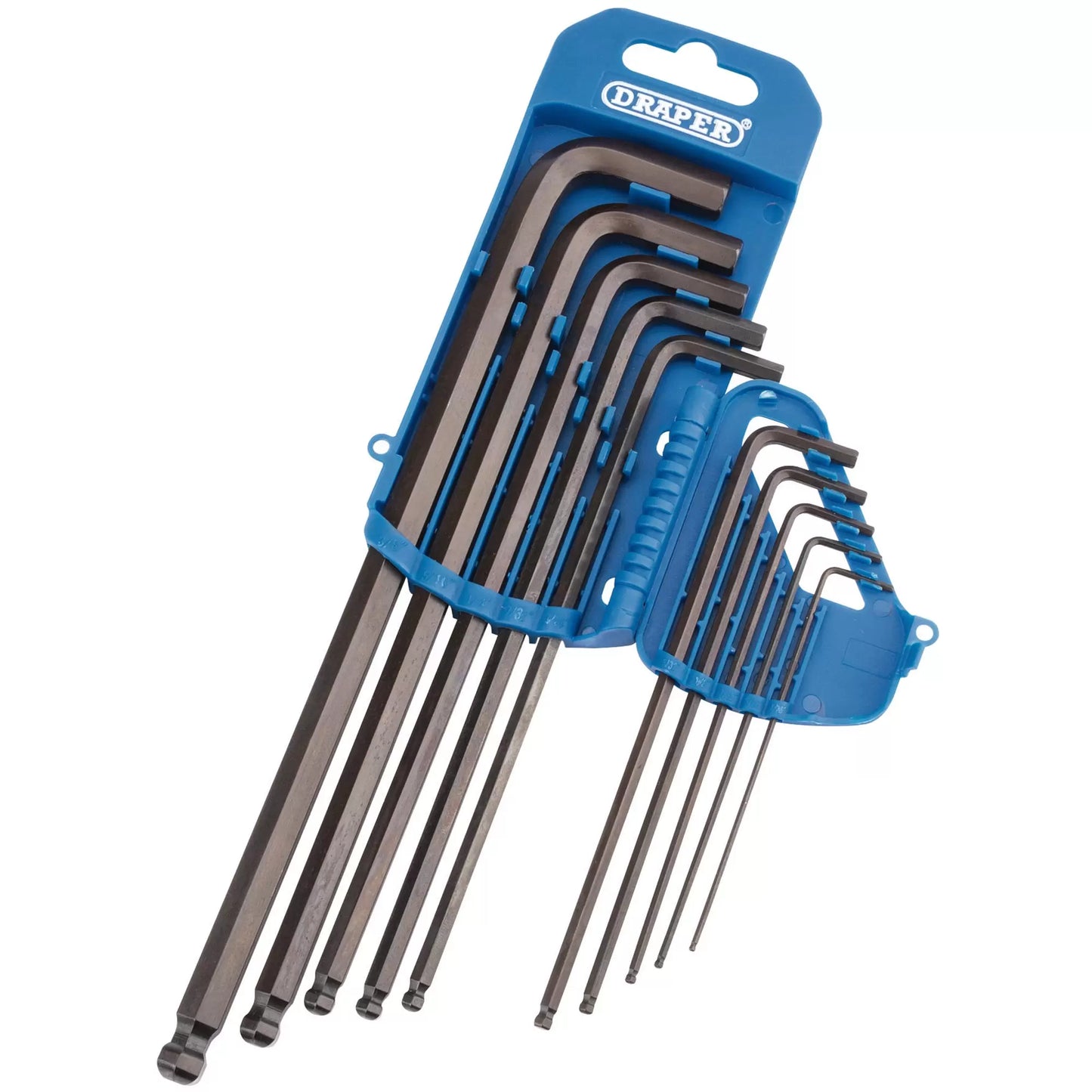 Draper Tools - 33723 - Extra Long Imperial Hex. and Ball End Hex. Key Set (10 Piece)