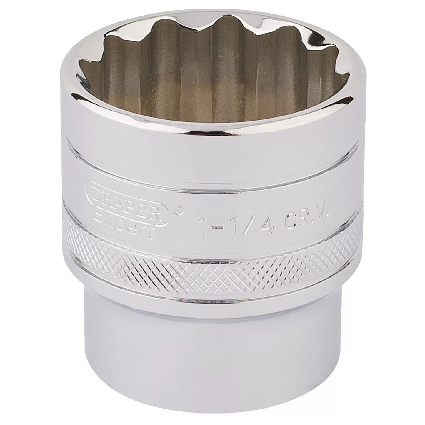 Draper Tools - 33729 - Draper Expert HI-TORQ® 12 Point Socket, 1/2" Sq. Dr., 1 1/4"