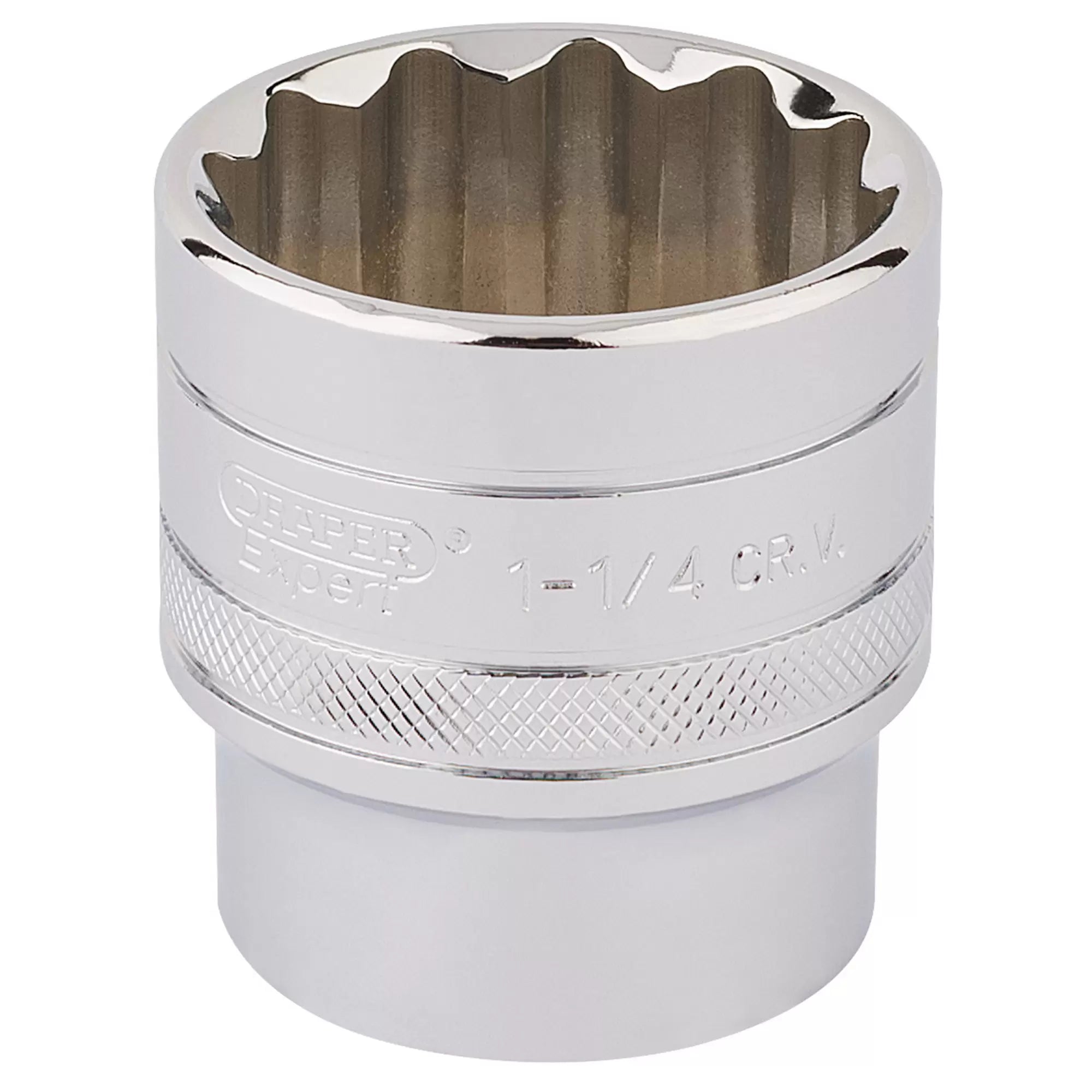 Draper Tools - 33729 - Draper Expert HI-TORQ® 12 Point Socket, 1/2" Sq. Dr., 1 1/4"