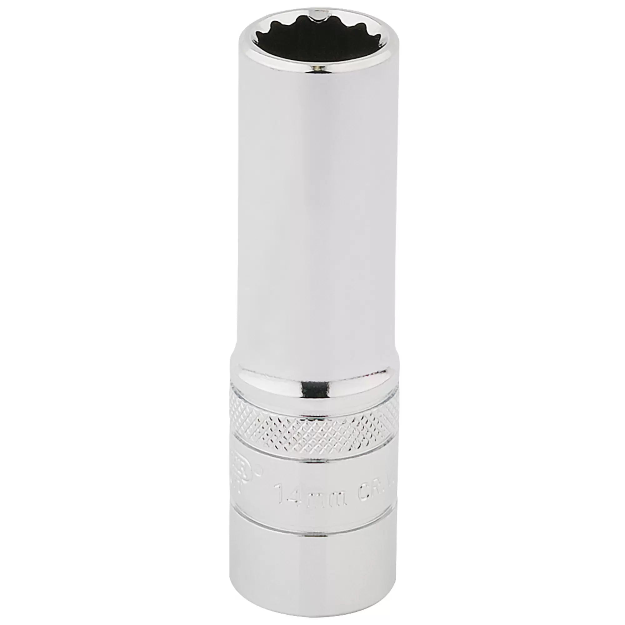 Draper Tools - 33733 - Draper Expert HI-TORQ® 12 Point Deep Socket, 1/2" Sq. Dr., 14mm
