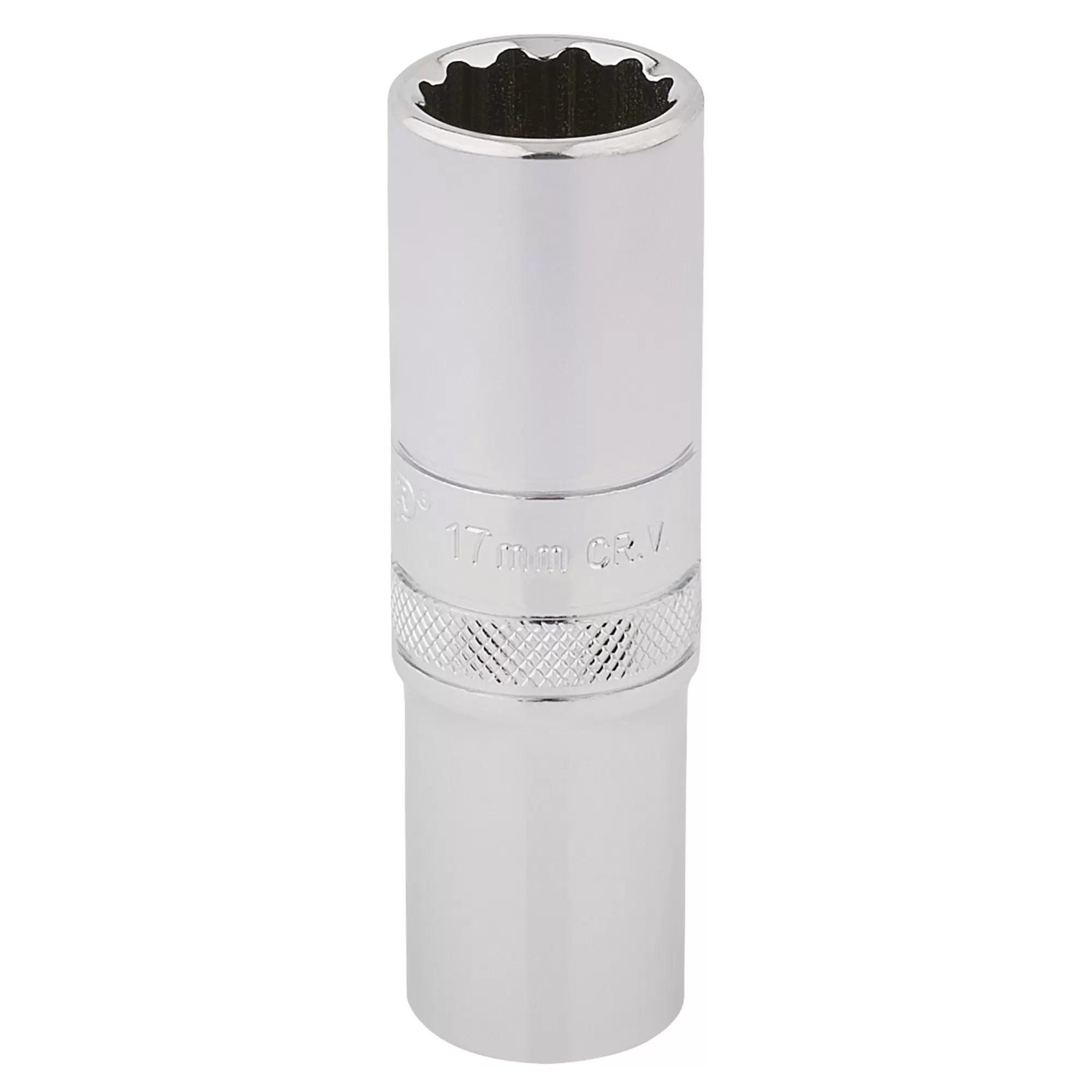 Draper Tools - 33735 - Draper Expert HI-TORQ® 12 Point Deep Socket, 1/2" Sq. Dr., 17mm
