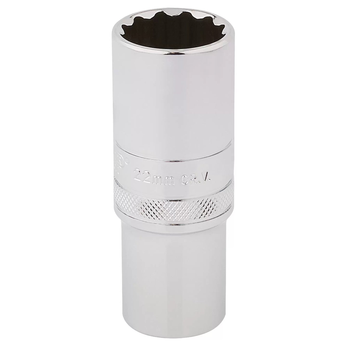 Draper Tools - 33788 - Draper Expert HI-TORQ® 12 Point Deep Socket, 1/2" Sq. Dr., 22mm