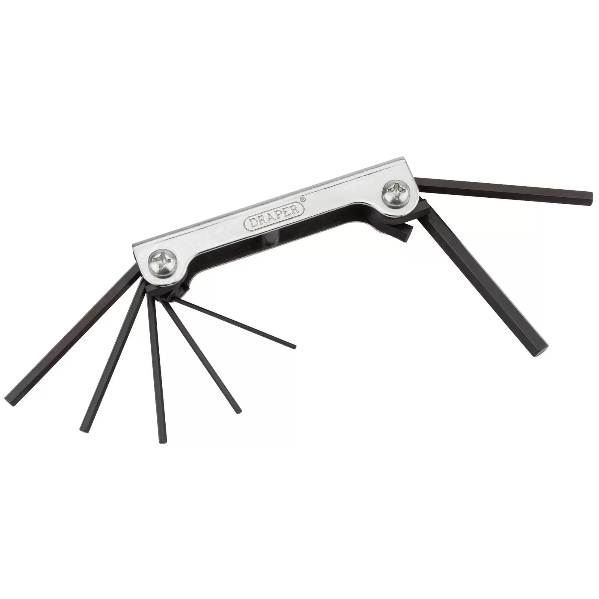 Draper Tools - 33827 - Metric Hex. Pocket Key Set (7 Piece)