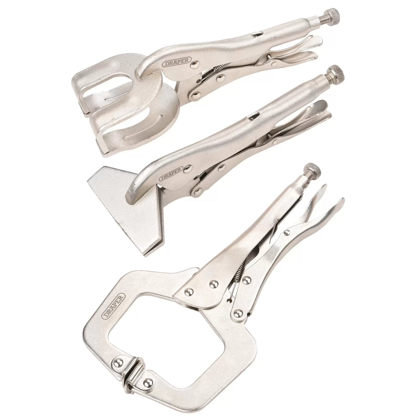 Draper Tools - 33836 - Self Grip Clamp Kit (3 Piece)