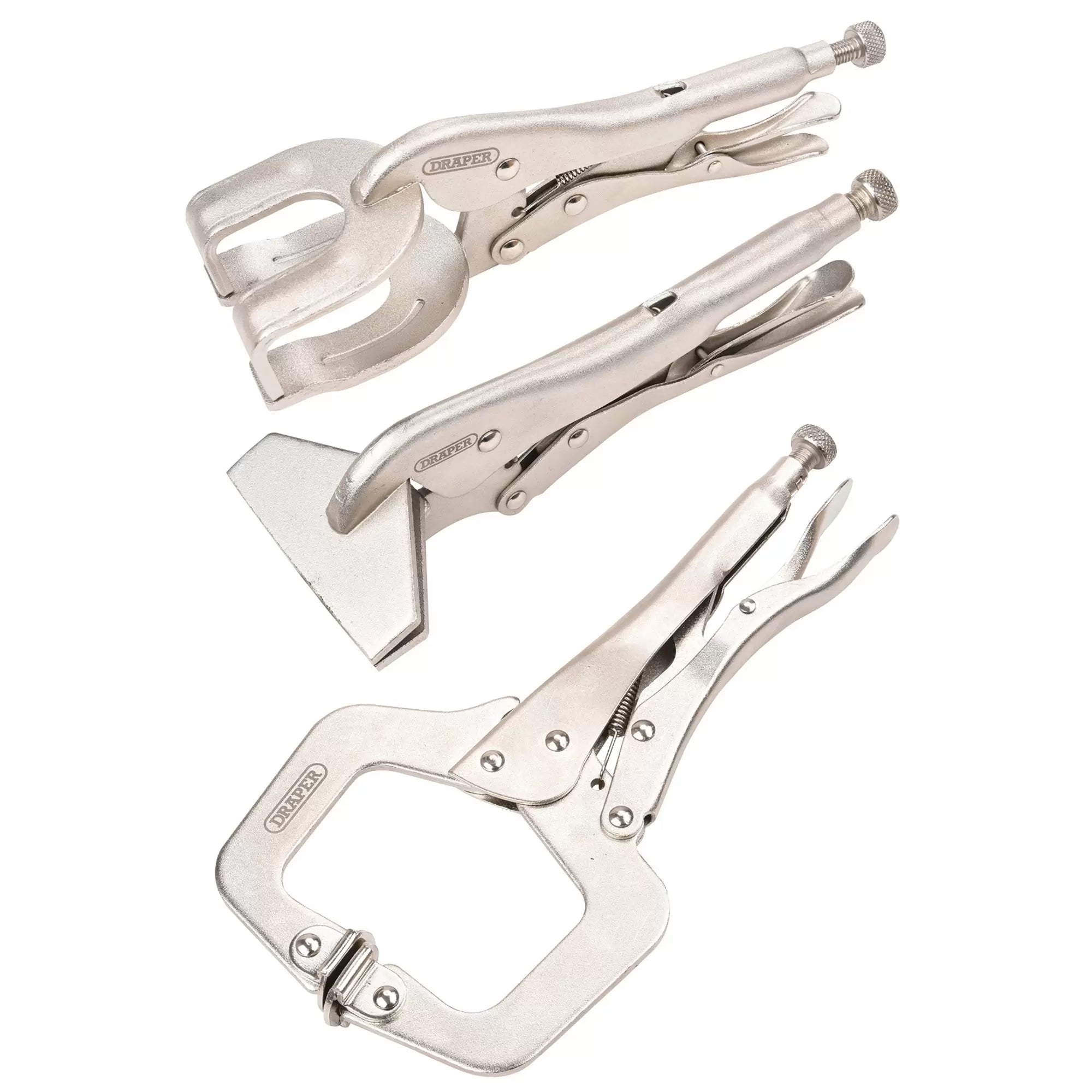 Draper Tools - 33836 - Self Grip Clamp Kit (3 Piece)