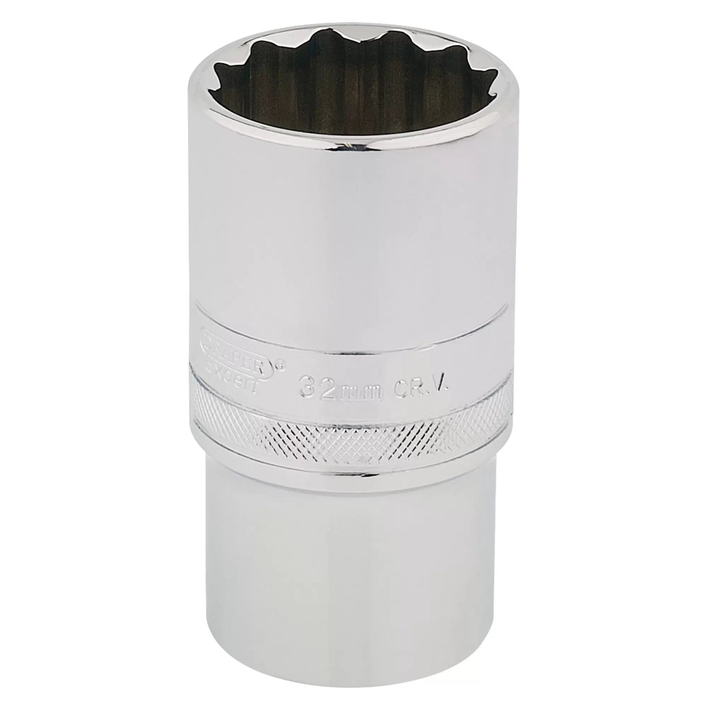 Draper Tools - 33865 - Draper Expert HI-TORQ® 12 Point Deep Socket, 1/2" Sq. Dr., 32mm