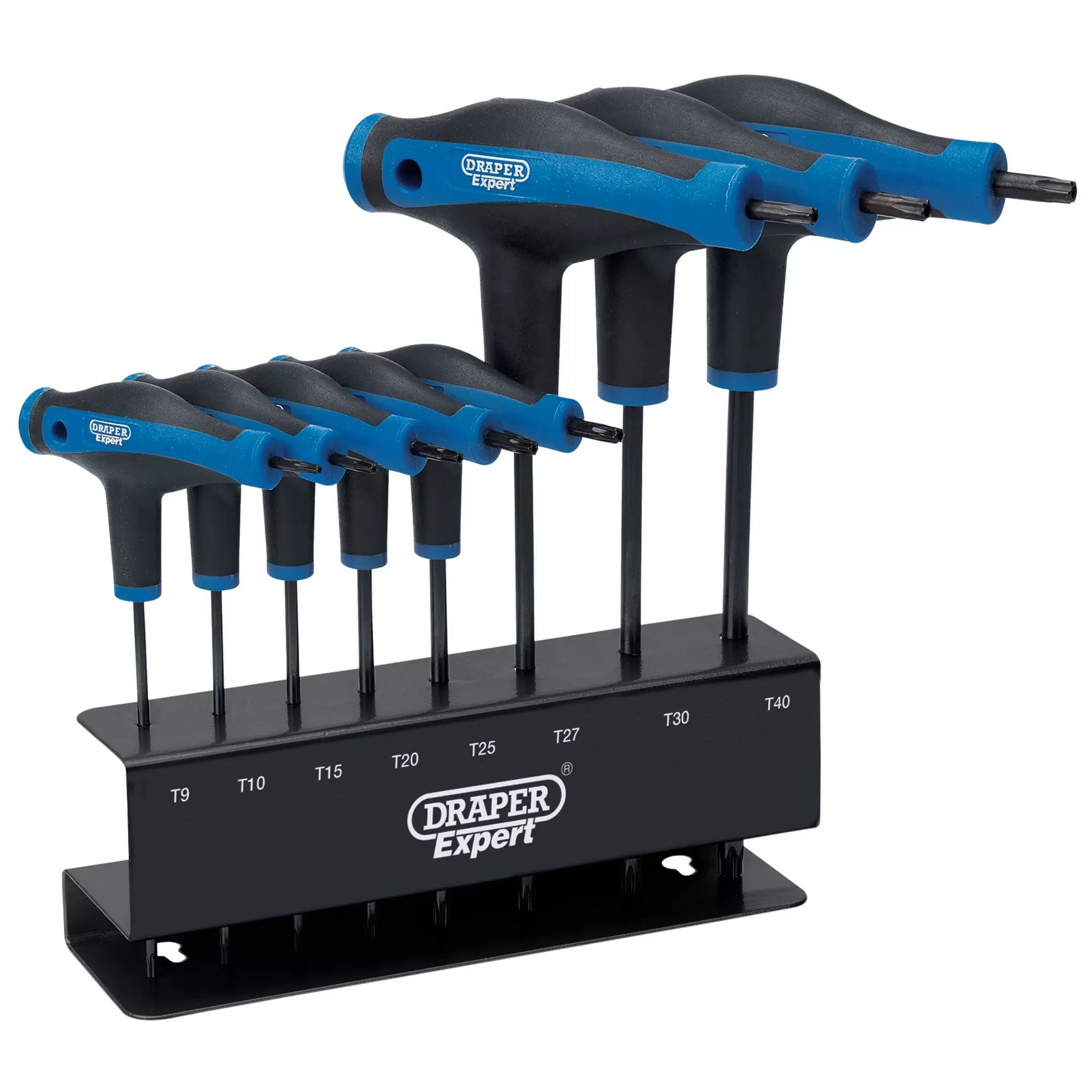 Draper Tools - 33872 - Draper Expert TX-STAR® Soft Grip Metric T-Handle Key Set (8 Piece)
