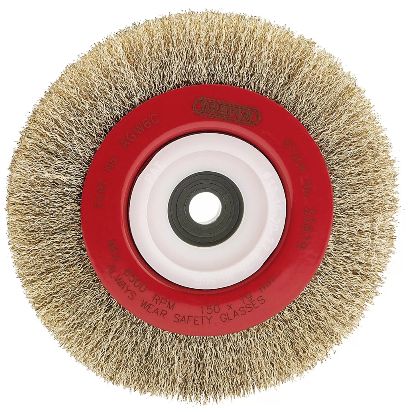 Draper Tools - 33879 - Crimped Steel Wire Wheel, 150mm