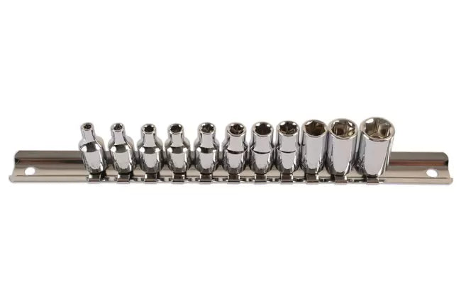 Laser - 3399 - BA Socket Set 1/4"D 11pc