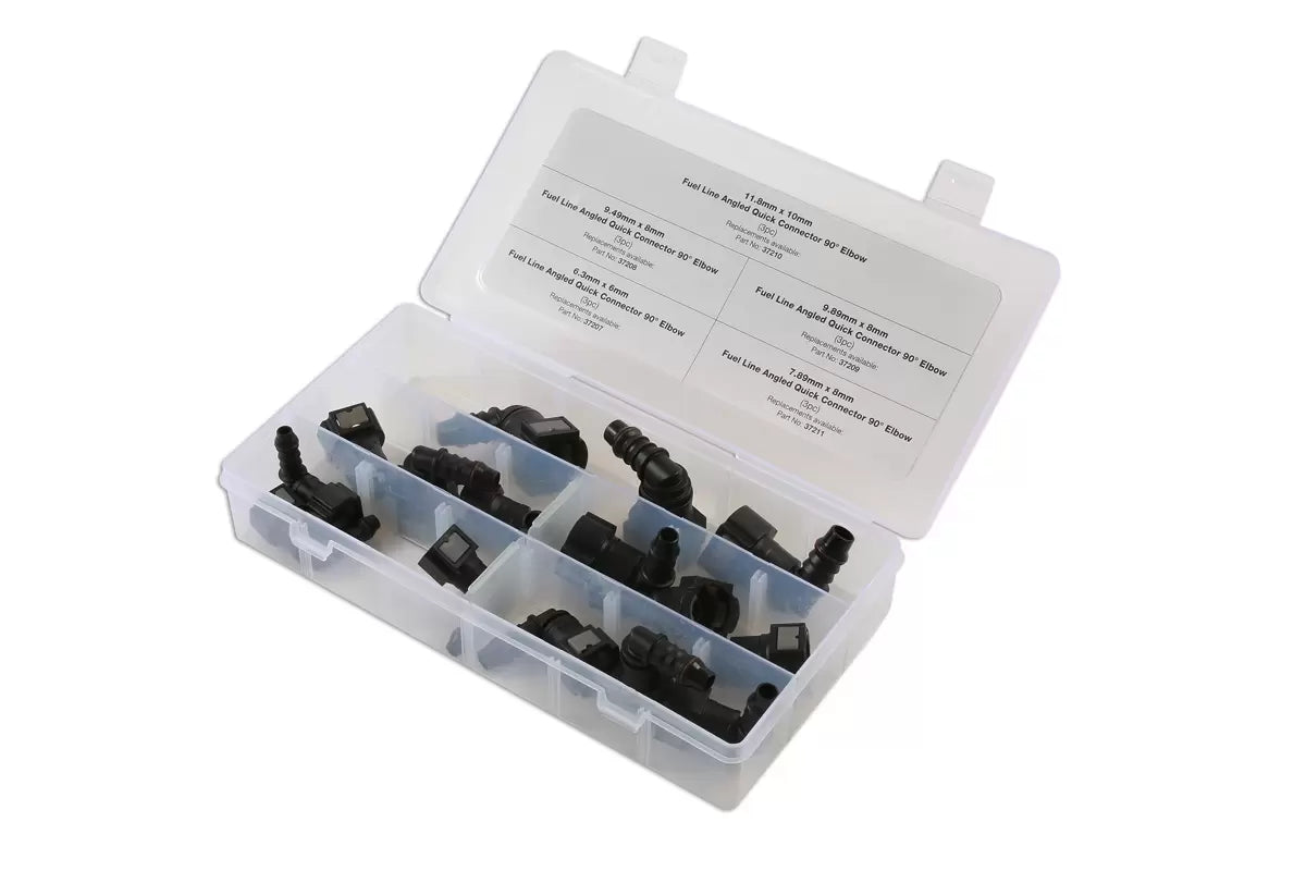 90 Degree Fuel Line Connectors 15pc