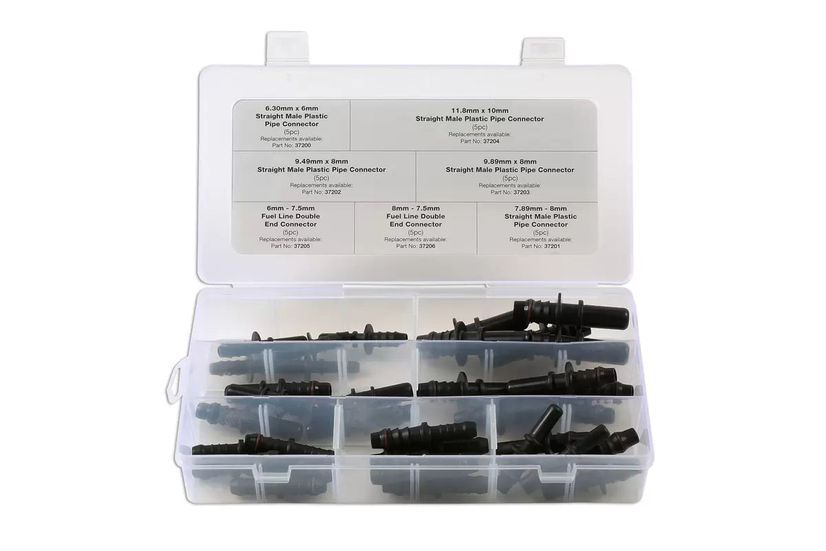 Fuel Line Pipe Connectors Assortment 35pc