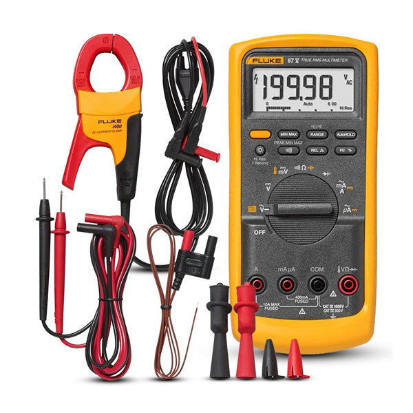 Fluke 87V/IMSK Digital Multimeter with i400 AC Current Clamp – Model 3448783
