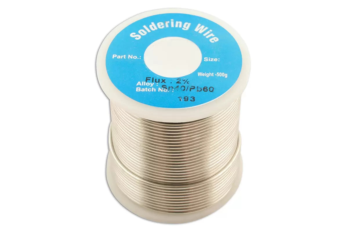 Solder Wire 10 SWG/3.25mm 0.5kg Reel 1pc