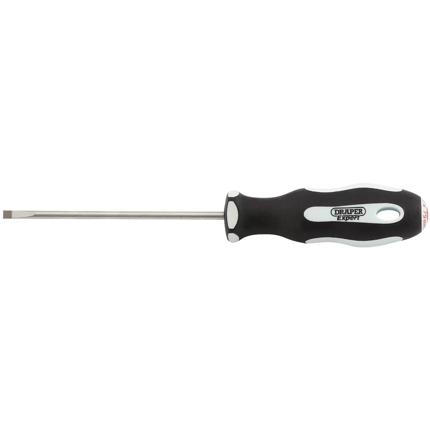 Draper Tools - 34971 - Draper Expert Plain Slot Soft Grip Parallel Tip Screwdriver, 3 x 75mm