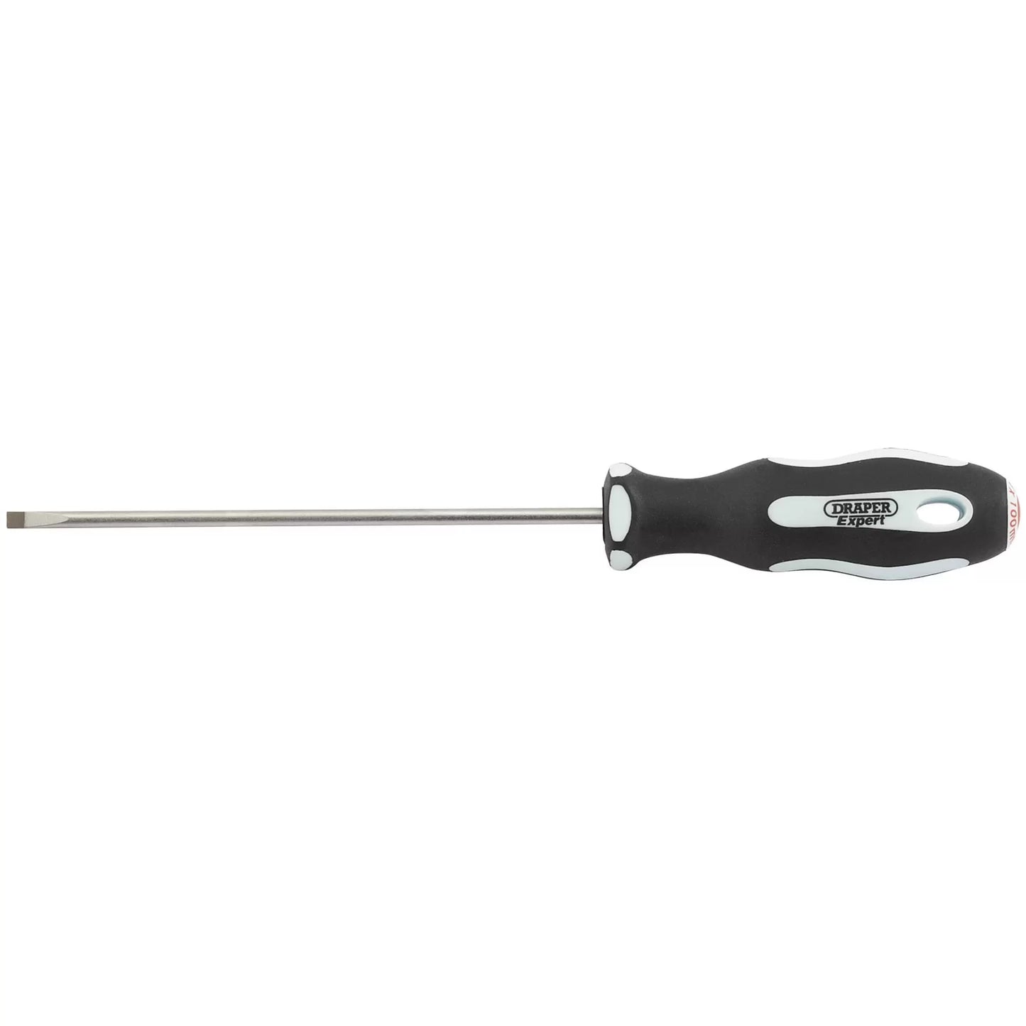 Draper Tools - 34972 - Draper Expert Plain Slot Soft Grip Parallel Tip Screwdriver, 3 x 100mm
