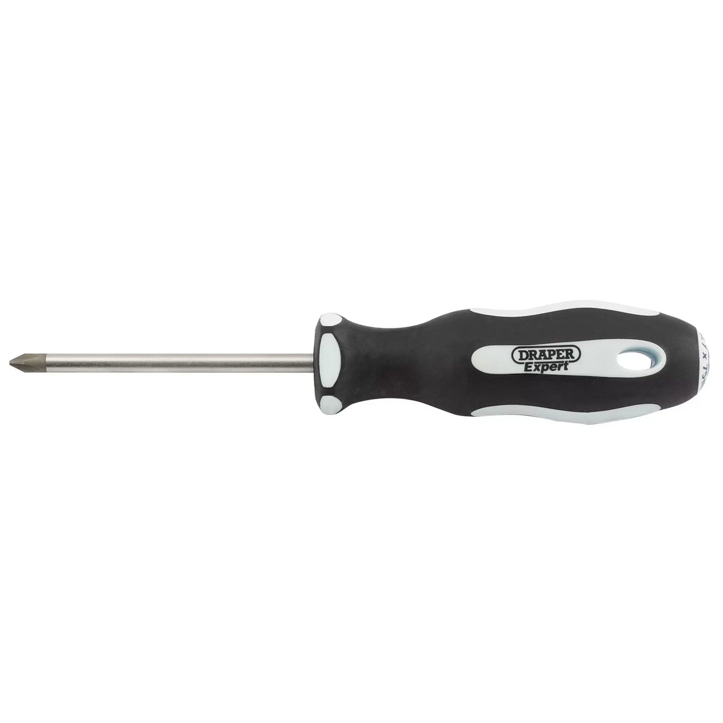 Draper Tools - 34990 - Draper Expert Cross Slot Soft Grip Screwdriver, No.1 x 75mm