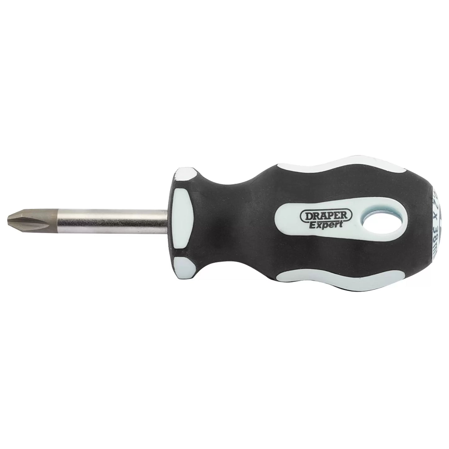 Draper Tools - 34991 - Draper Expert Cross Slot Soft Grip Screwdriver, No.2 x 38mm