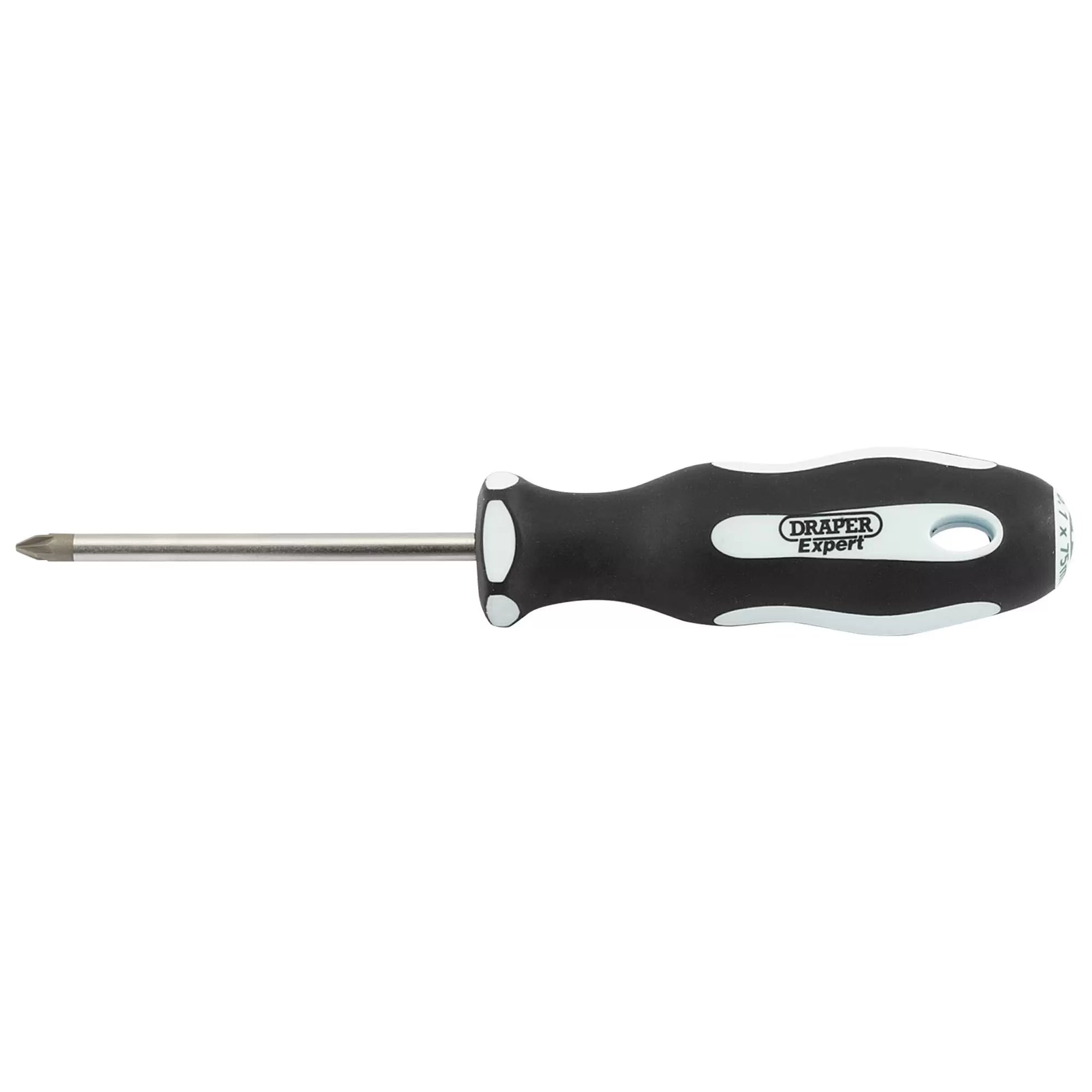 Draper Tools - 34994 - Draper Expert PZ TYPE Soft Grip Screwdriver, No.1 x 75mm