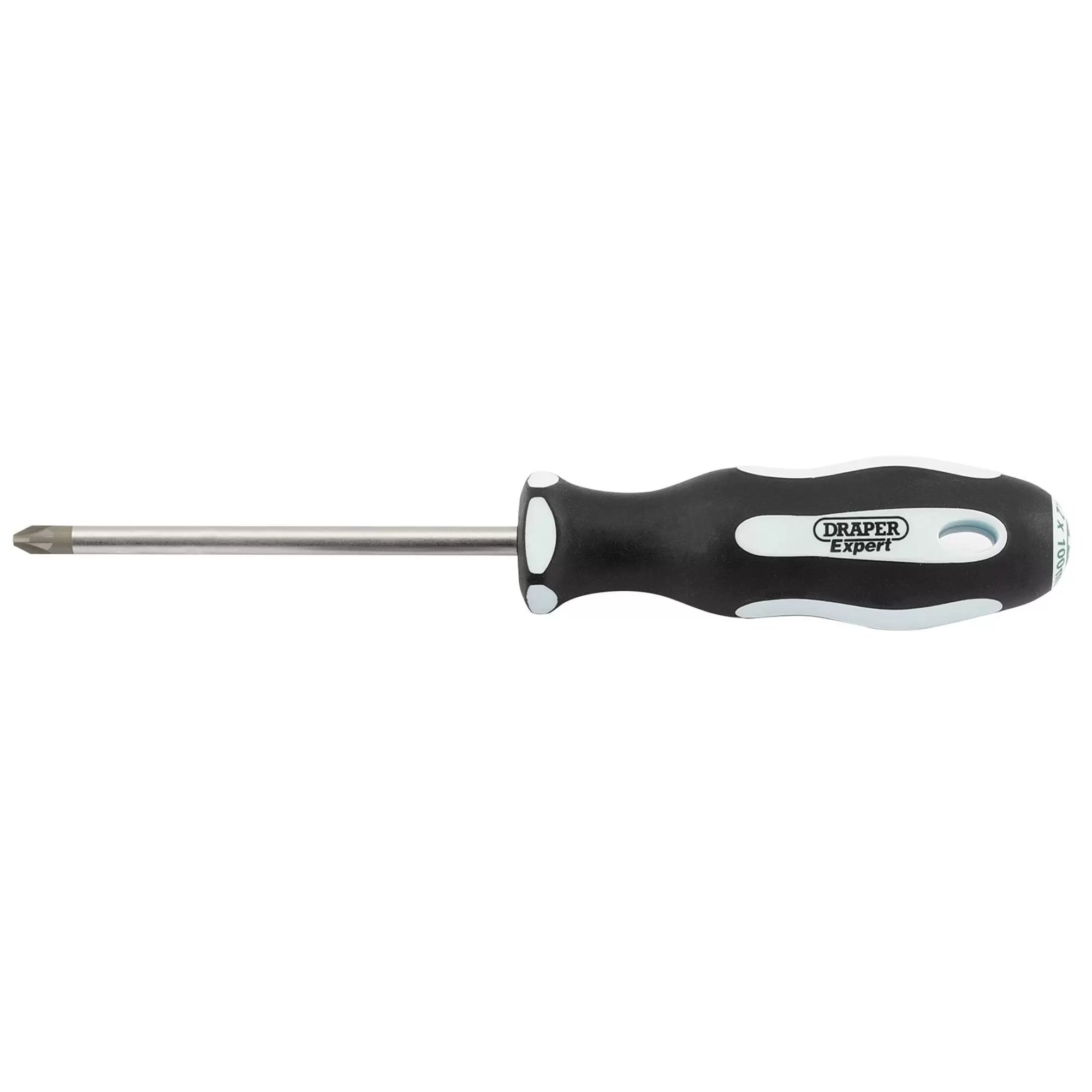 Draper Tools - 34999 - Draper Expert PZ TYPE Soft Grip Screwdriver, No.2 x 100mm