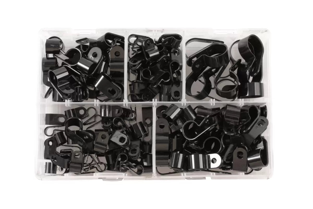 Connect - 35008 - Assorted Nylon P Clips Box 160pc