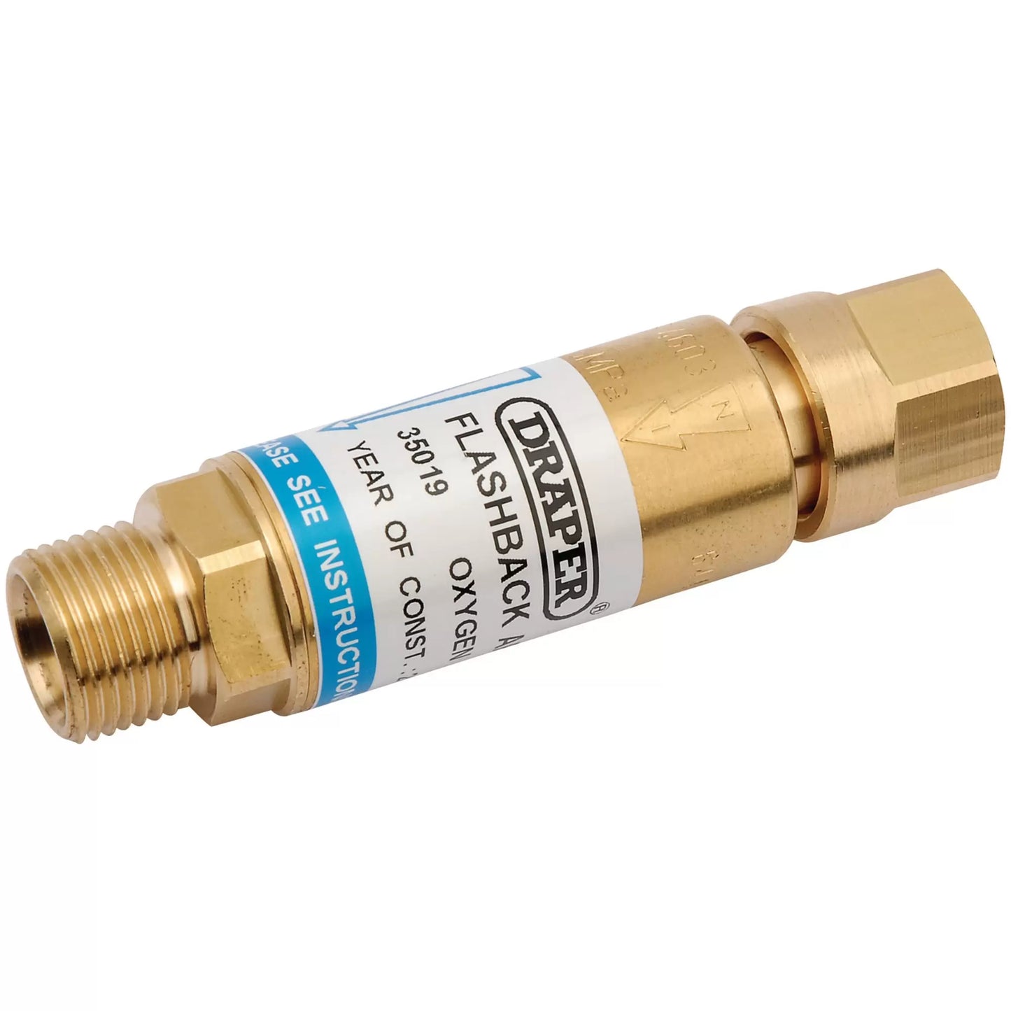 Draper Tools - 35019 - In-Line Oxygen Flashback Arrestor