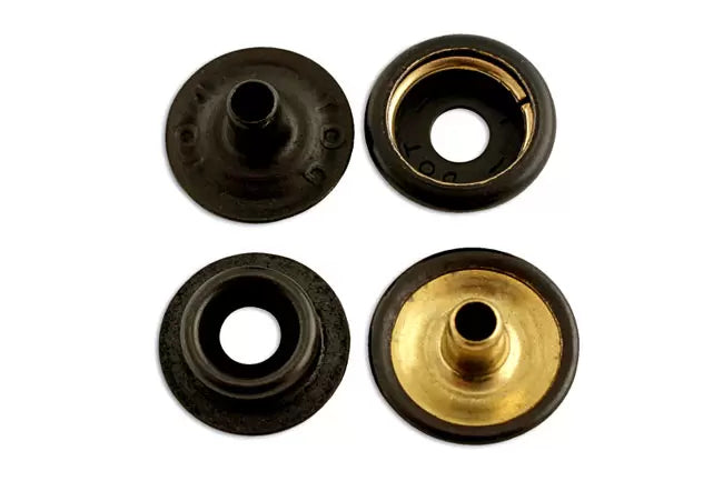 Connect - 35034 - Durable Dot Set 15mm Black 10pc