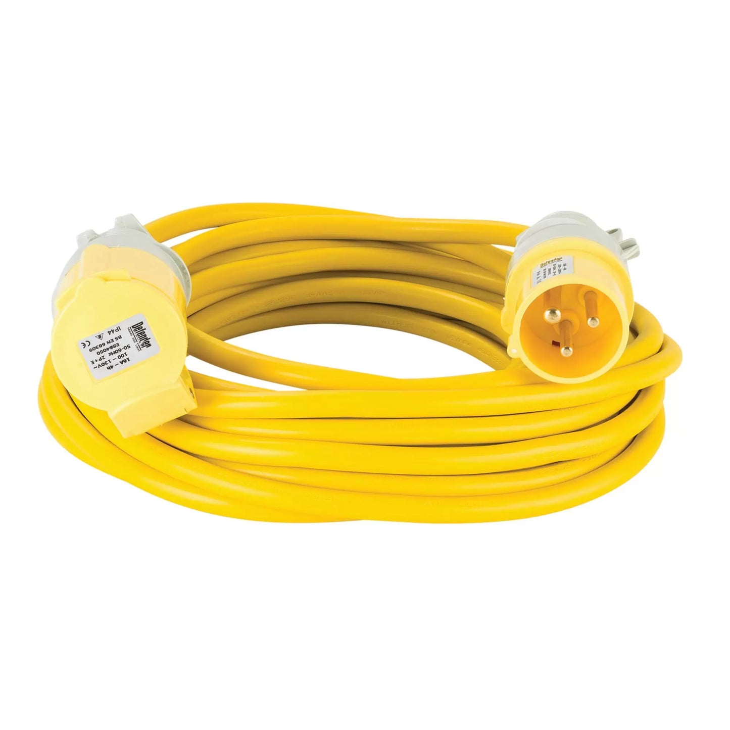 Draper Tools - 35062 - Defender E85123 Arctic Extension Lead, Yellow, 16A, 2.5mm&sup2;, 10m