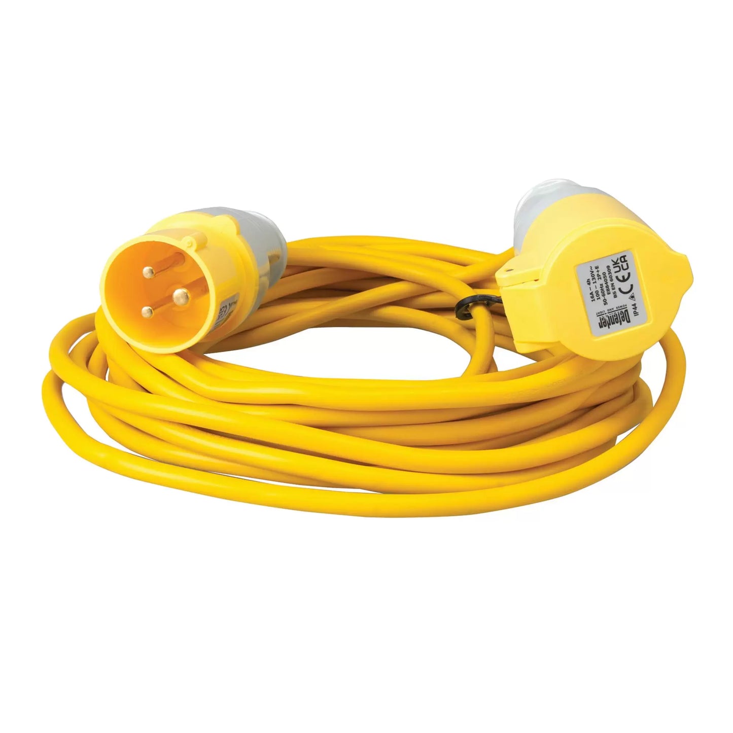 Draper Tools - 35073 - Defender E85118 110V Extension Lead, Yellow, 1.5mm&sup2;, 16A, 10m