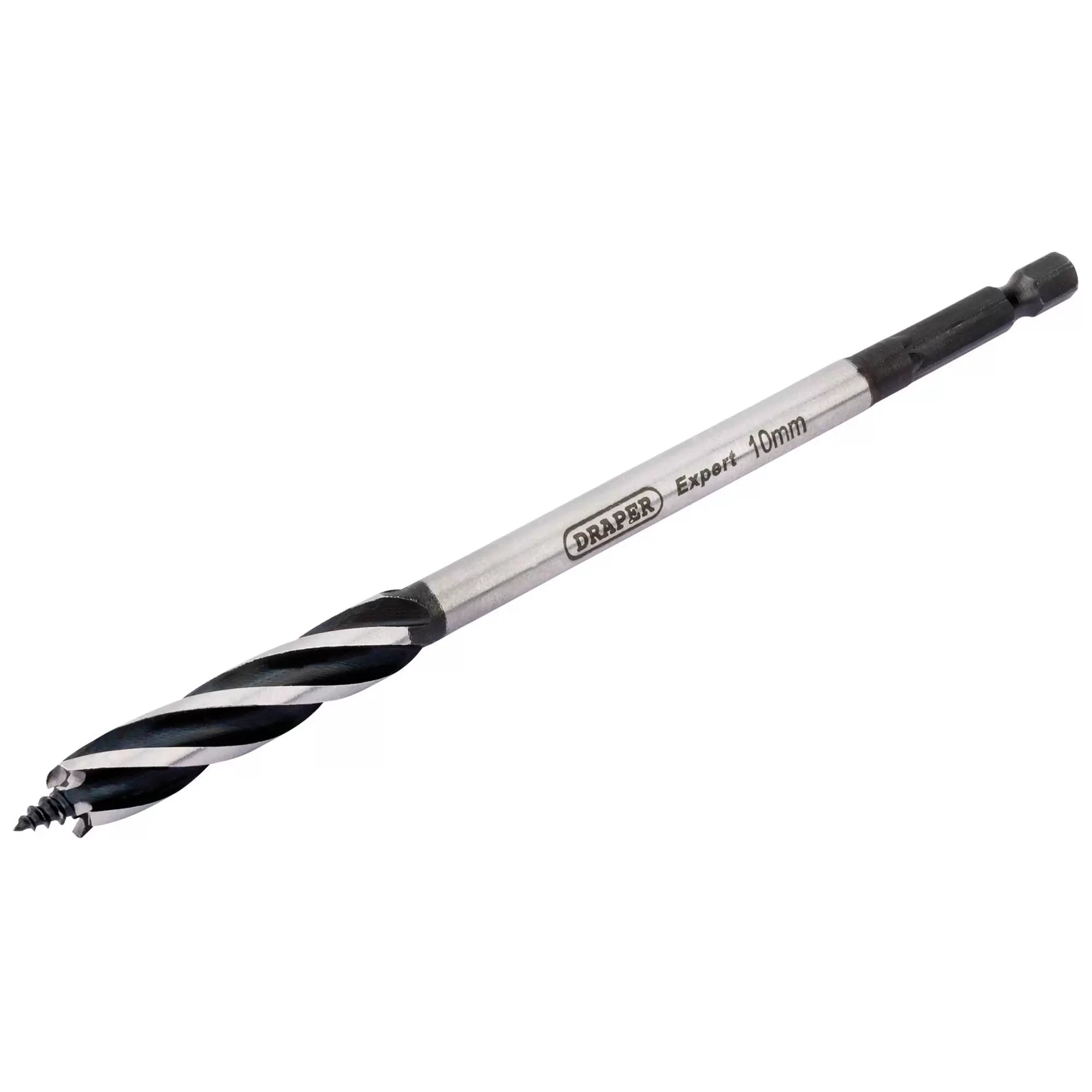 Draper Tools - 35087 - Draper Expert 4 Fluted Auger Bits, 10 x 165mm