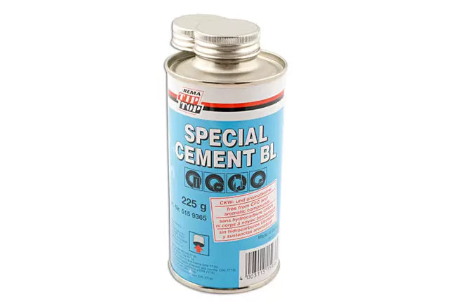 Connect - 35095 - Blue Cement for Tyre Patches 200g c/w brush 1pc