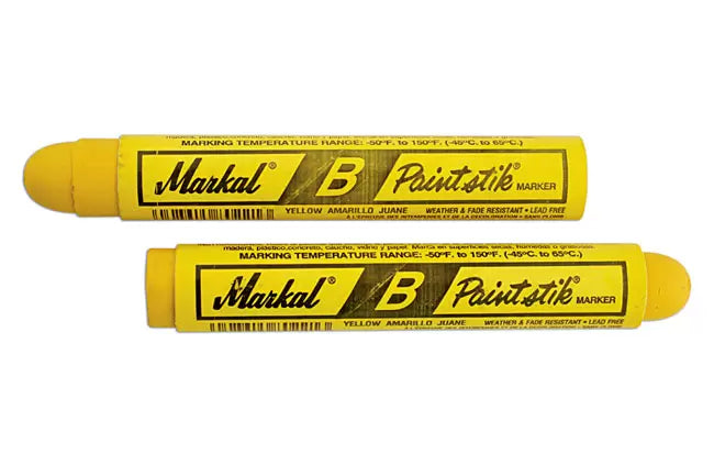 Connect - 35100 - Tyre Marker Pens-Yellow 12pc