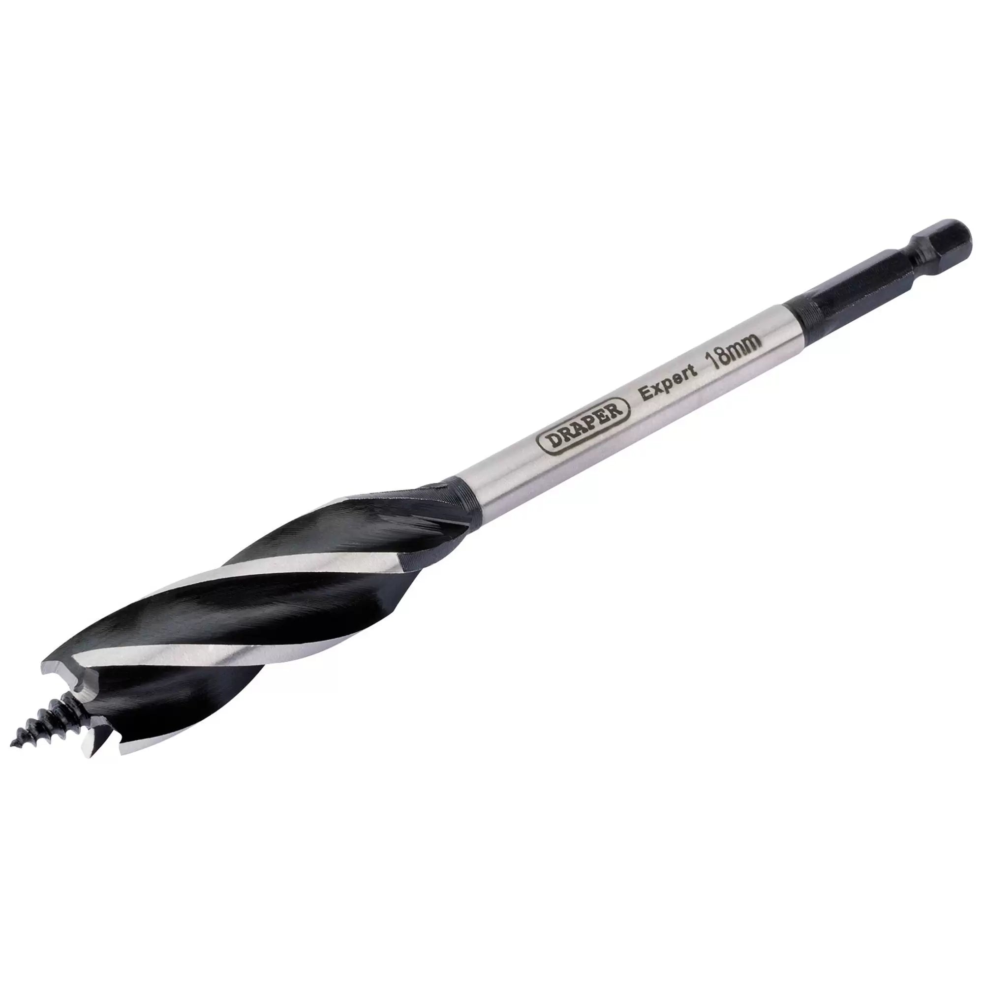 Draper Tools - 35102 - Draper Expert 4 Fluted Auger Bit, 18 x 165mm