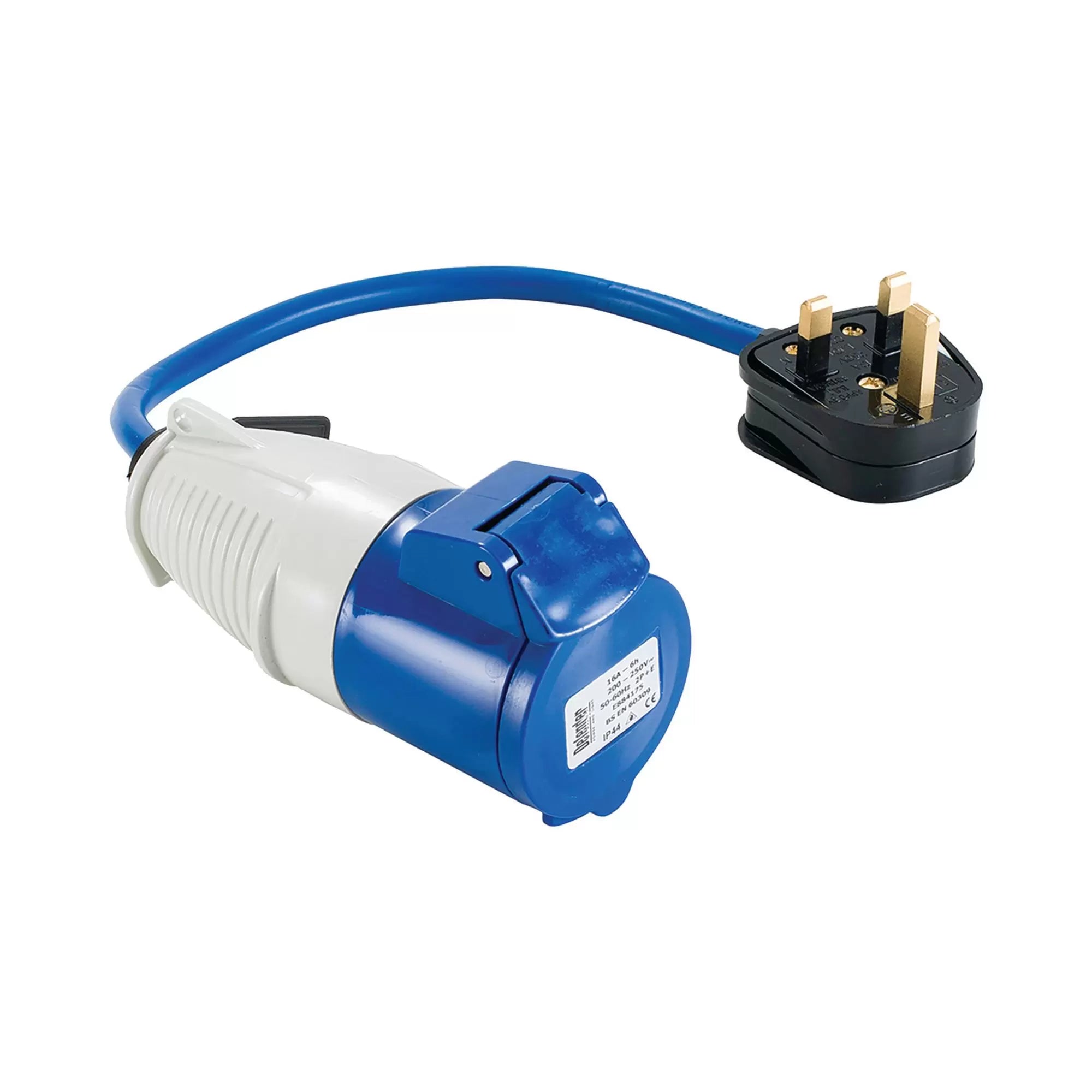 Draper Tools - 35133 - Defender E85301 230V Fly Lead Converter 13A - 16A