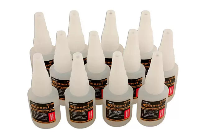 Premium Superglue Clear 20g 12pc
