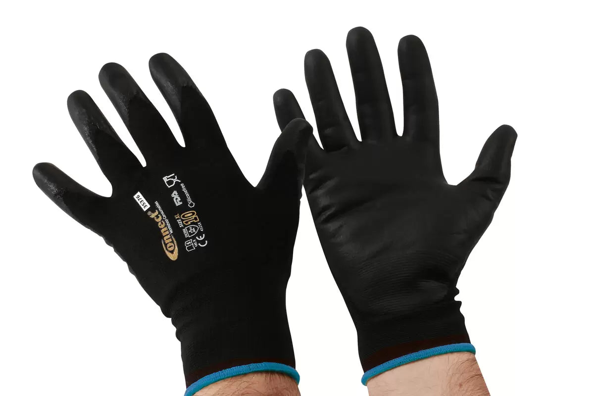 Connect - 35376 - Mechanics Cut Resistant Gloves - XL 3 Pairs