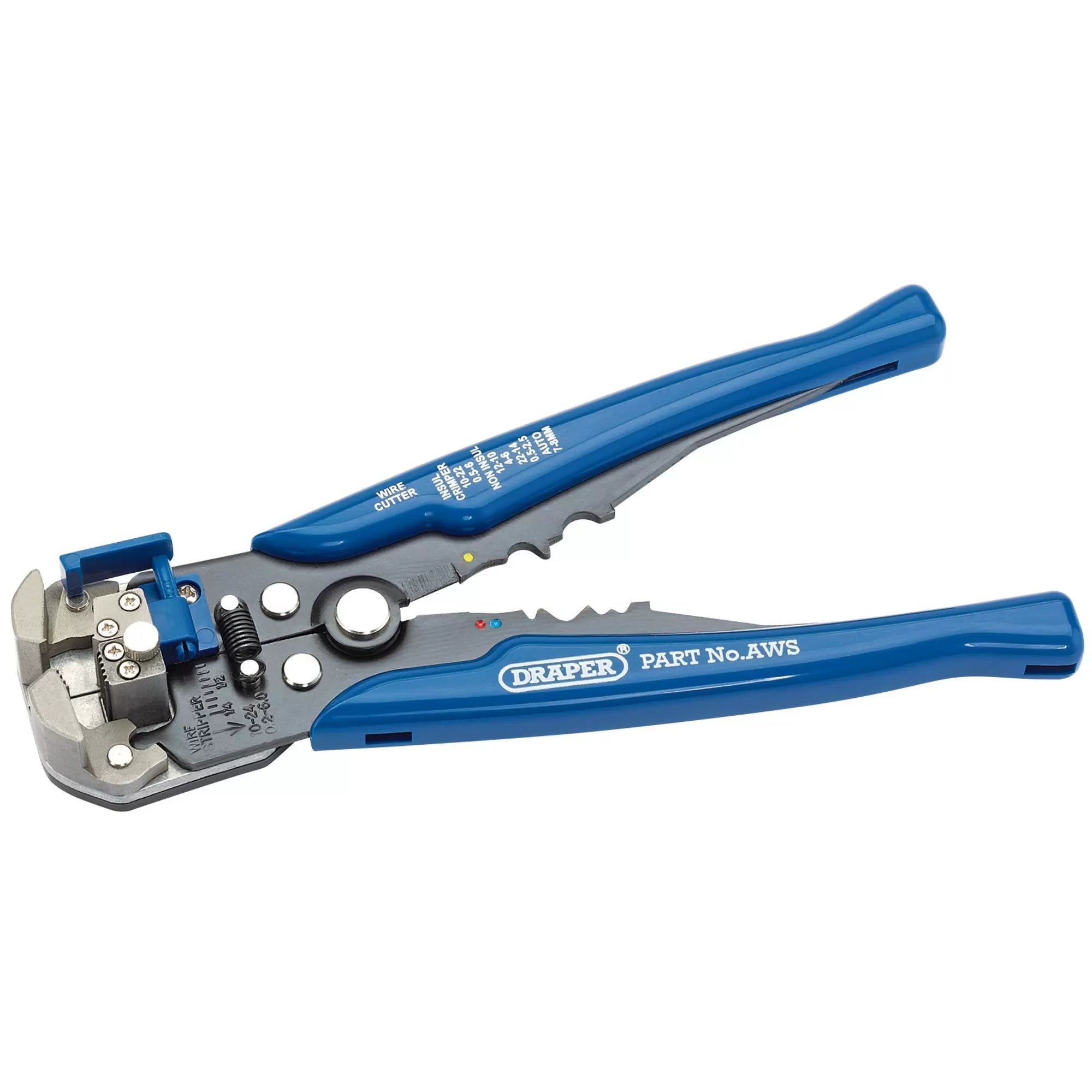 Draper Tools - 35385 - Dual Action Automatic Wire Stripper/Crimper, 205mm