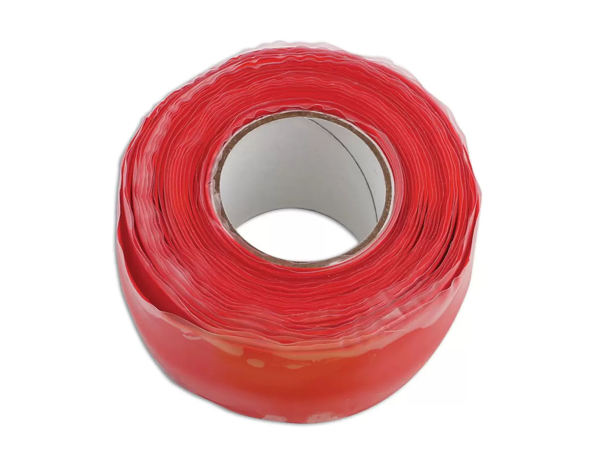 Connect - 35491 - Red Silicone Self Fusing Tape 25mm