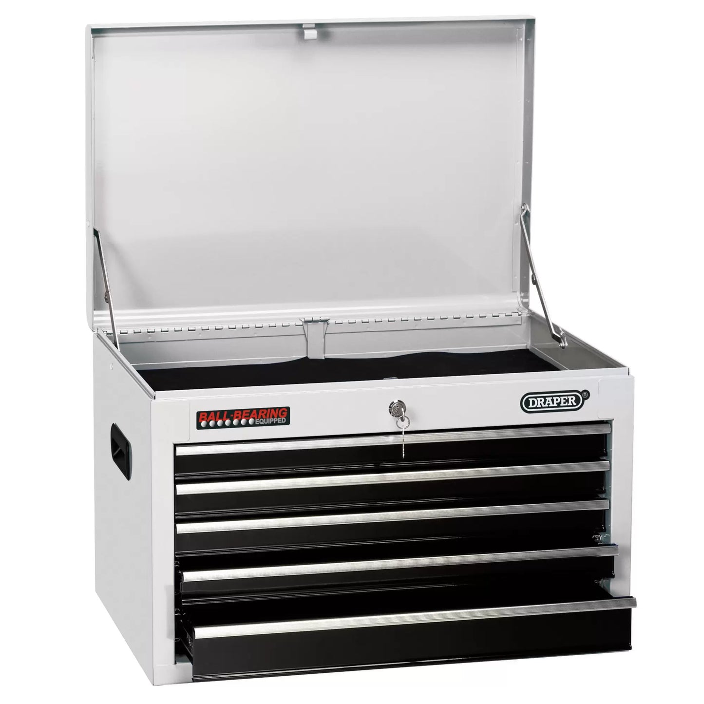 Draper Tools - 35738 - Tool Chest, 5 Drawer, 26", White