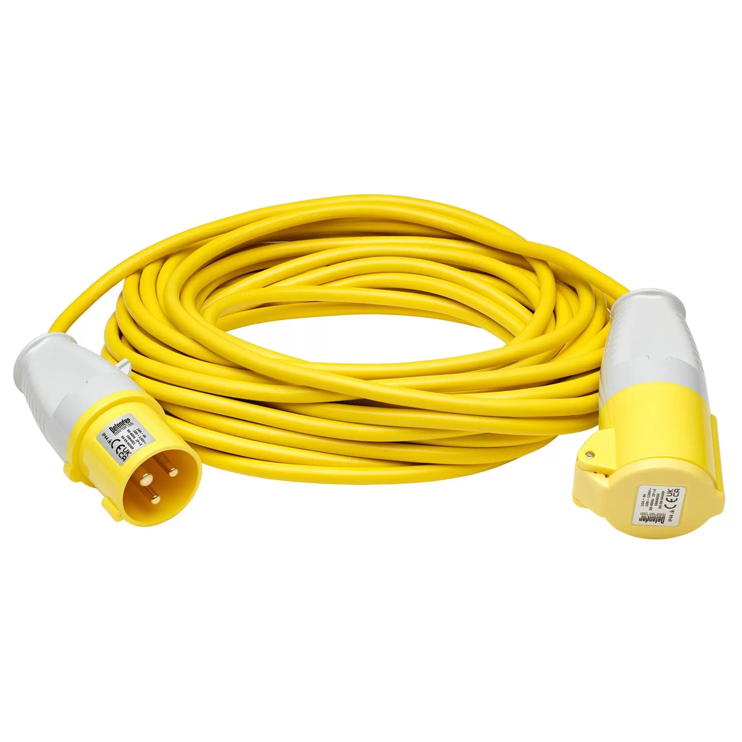Draper Tools - 35813 - Defender E85111 Extension Lead, Yellow, 1.5mm&sup2;, 16A, 14m