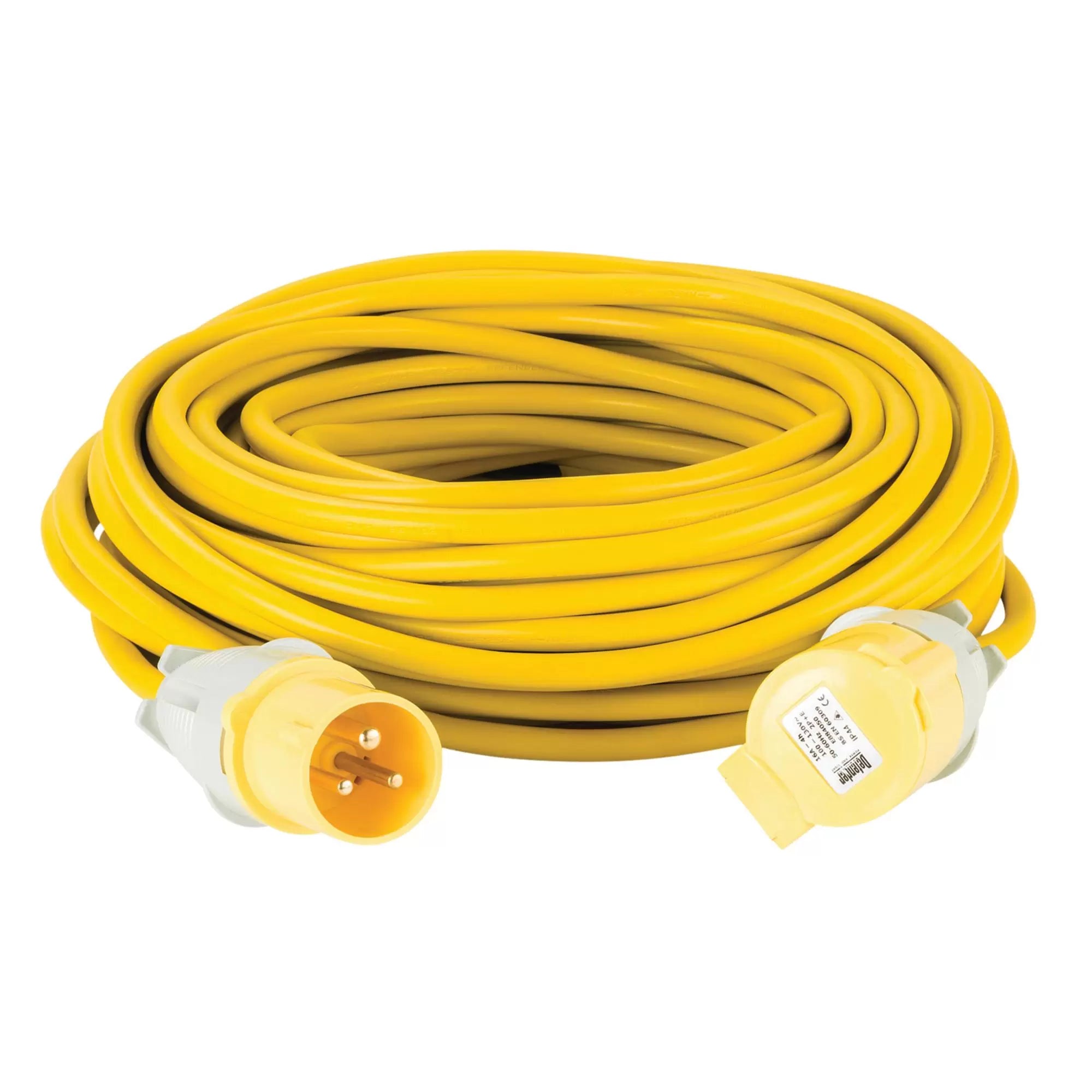 Draper Tools - 35817 - Defender E85233 110V Extension Lead, Yellow, 2.5mm&sup2;, 16A, 25m