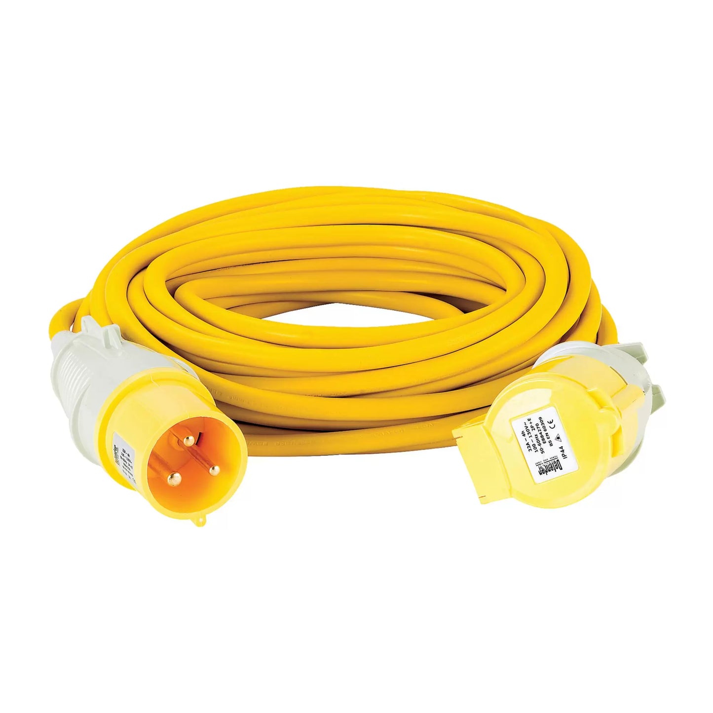Draper Tools - 35819 - Defender E85240 110V Extension Lead, Yellow, 4mm&sup2;, 32A, 14m